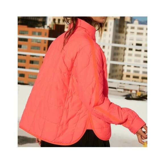 Free People movement Pippa packable orange Puffer Jacket small - Picture 5 of 11